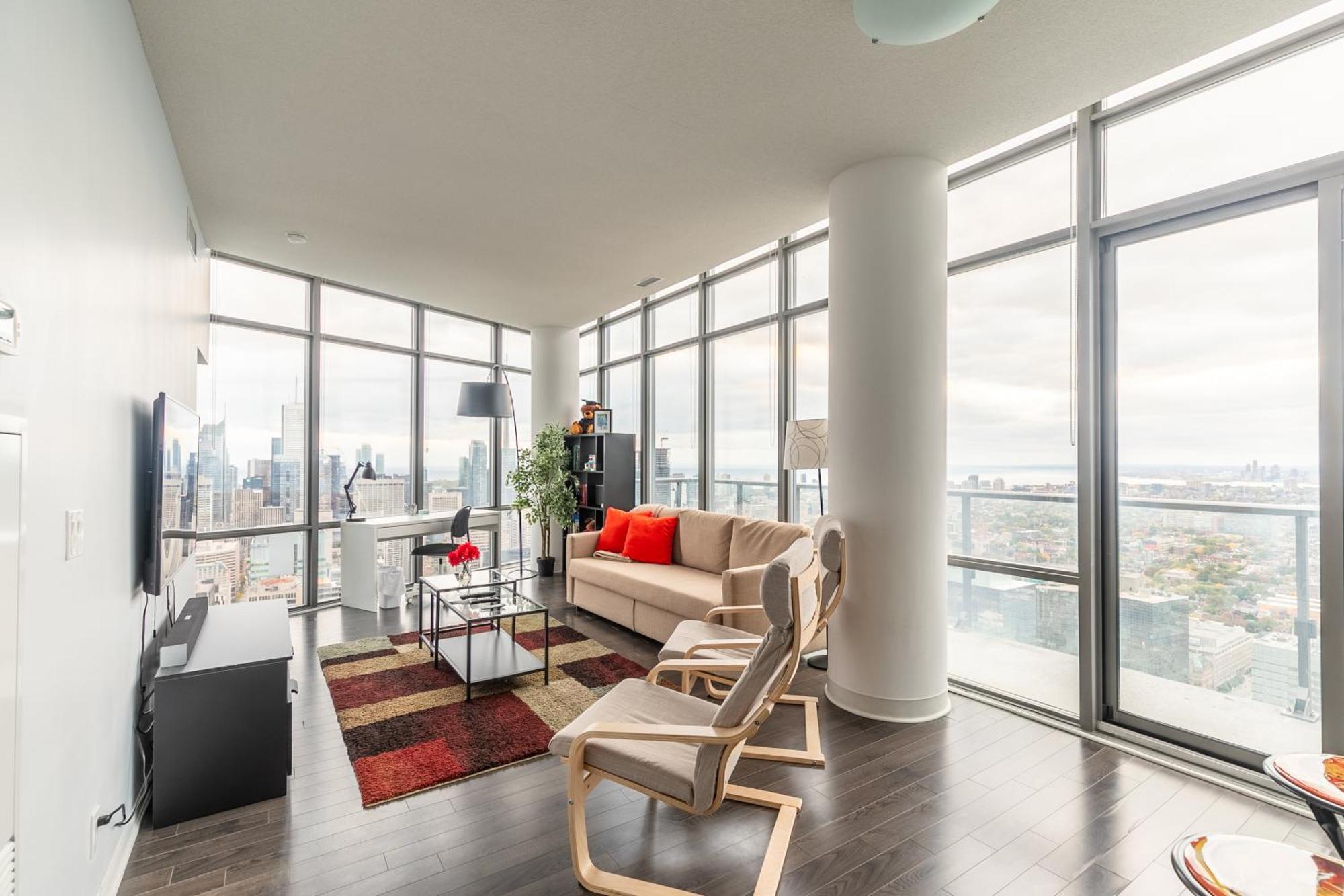 Great View High Rise In Central Toronto Exterior foto